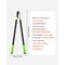 32-Inch Tree Lopper with Steel Blade 2-Inch Branch Cutting Non-Slip Handle Garden Pruning Tool
